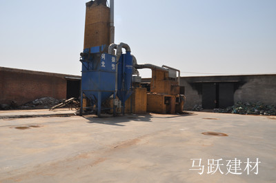 馬躍建材清明節假日期間開(kāi)展工廠(chǎng)地面硬化，工廠(chǎng)綠化工作